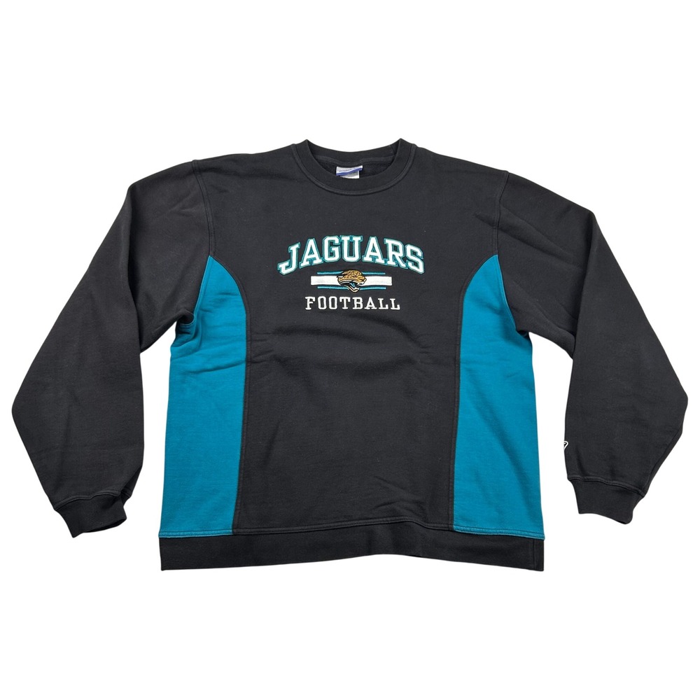 Vintage Reebok Jacksonville Jaguars Sweatshirt Mens M Oversized Y2K Embroidered